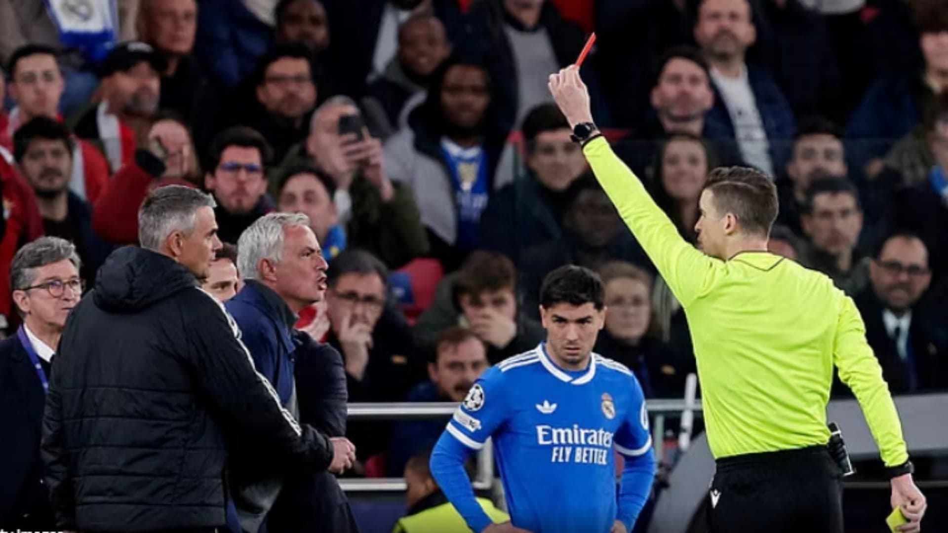 Champions League/ Roma-Real gjykohet nga Letexier, arbitri që ndëshkoi Mourinhon me karton të kuq