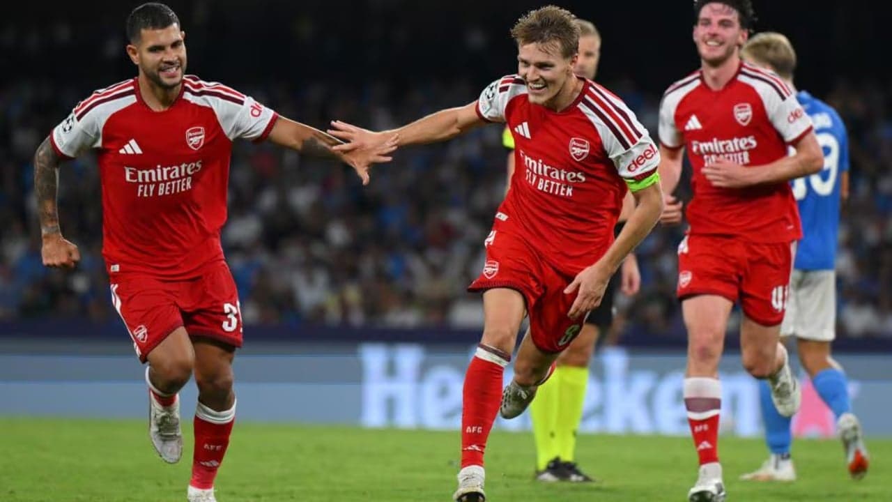 Champions League në Top Channel/ Vendos goli i Odegaard, Arsenal mund Napolin në transfertë dhe merr tre pikët e para (Video)